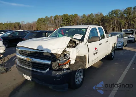 2018 Chevrolet Silverado 1500 Wt z USA, uszkodzony, nr VIN 1GCRCNEH5JZ186691